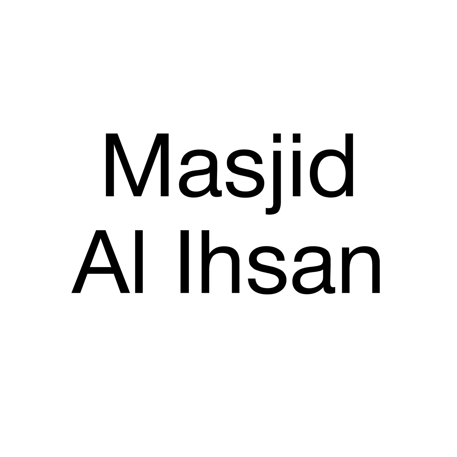 Masjid Al Ihsan Logo